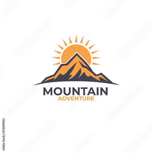 mountain landscape logo