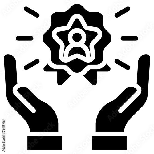 Loyal customer  icon isolated on white background. vector illustration icon for business to consumer