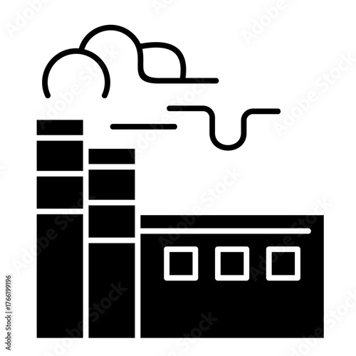 Power Plant   Icon Element For Design