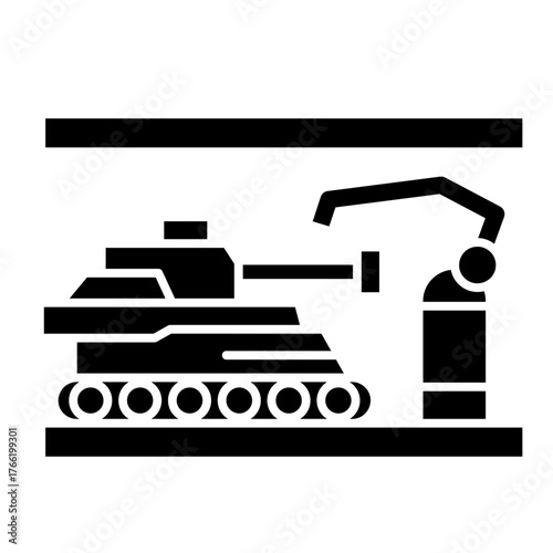 Factory Automation   Icon Element For Design
