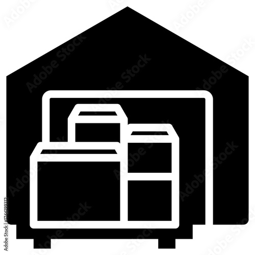 Wholesaler icon isolated on white background. vector illustration icon for business to consumer