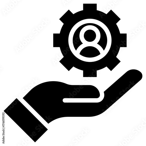 Support icon isolated on white background. vector illustration icon for business to consumer
