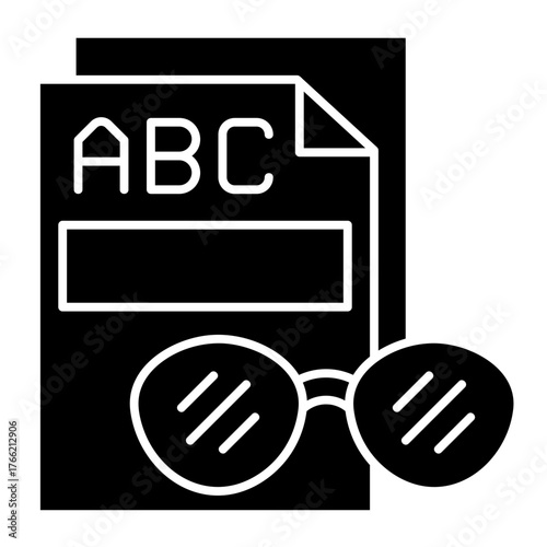 Glasses  Icon Element For Design	