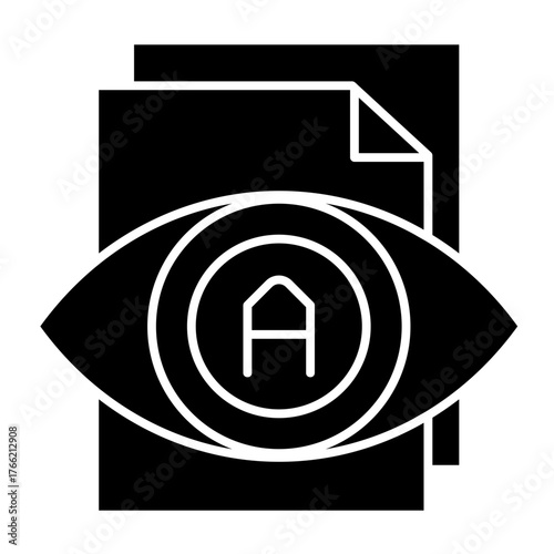 Eye  Icon Element For Design	