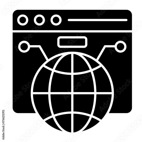 Internet  Icon Element For Design	