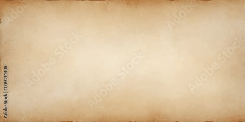A seamless old and vintage parchment texture background with brown and stained grunge details