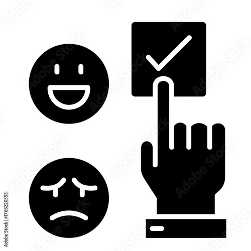 Emoji Rating  Icon Element For Design	