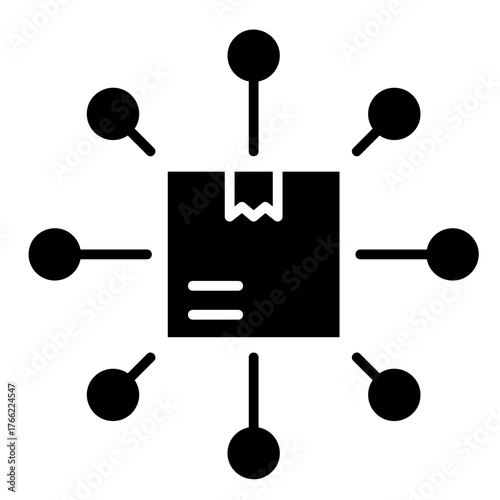 Allocation   Icon Element For Design	