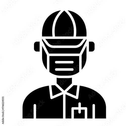 Delivery Courier   Icon Element For Design	