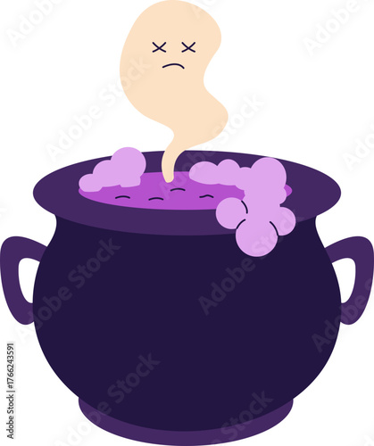 Witch Potion Couldron Element