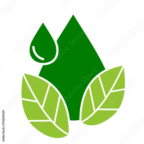 Water Conservation Icon Element For Design
