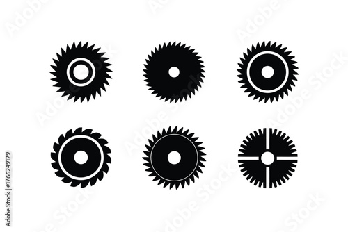 Circular saw blades sharp teeth cutting discs industrial tools metal cutting