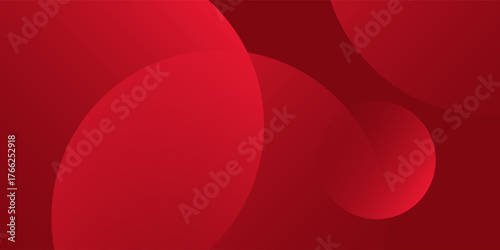 Red abstract background. Circle shapes composition Space. suitable for background, landing page, wallpaper, home screen, theme. vector eps 10