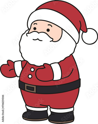 cartoon santa claus