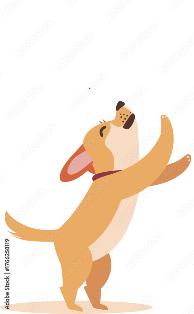 Obraz premium Dog vector illustration