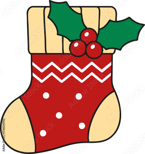 red christmas stocking