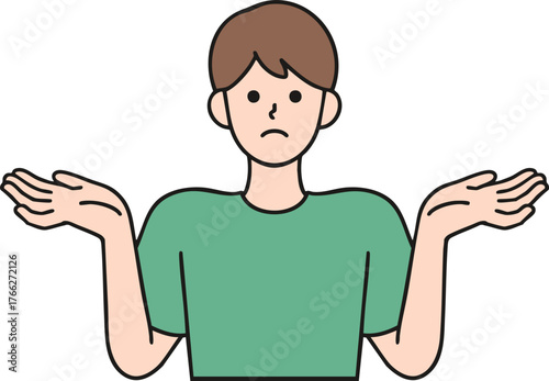 a shrug gesture