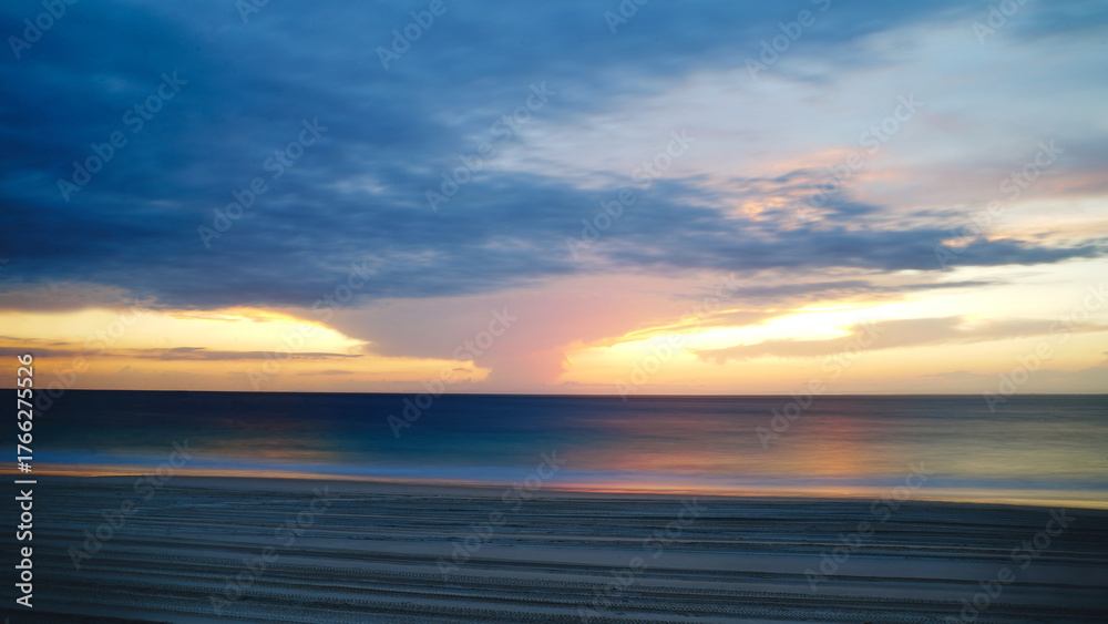 Fototapeta premium Sunset on Moreton island Queensland Australia