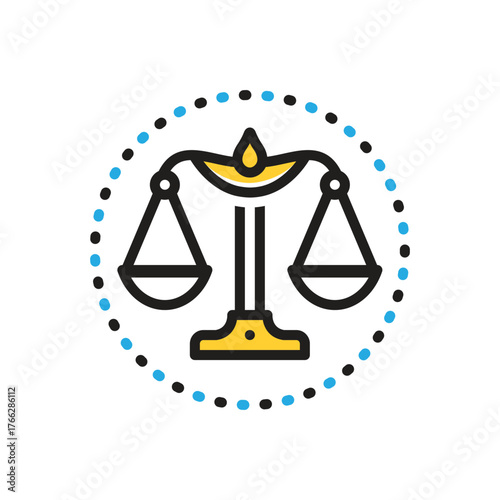 Multi color icon for integrity