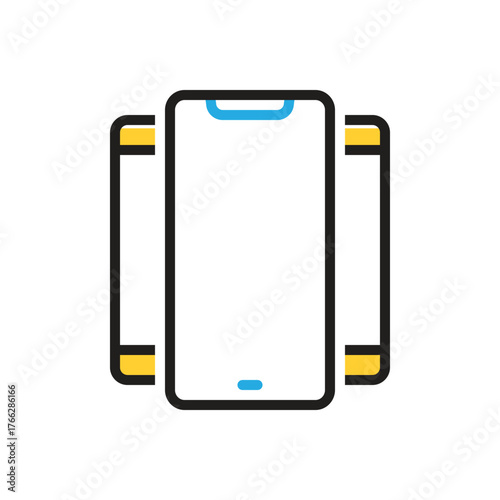 Multi color icon for mobiles