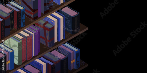 HALLOWEEN SPELLS BOOK BACKGROUND STOCK 003