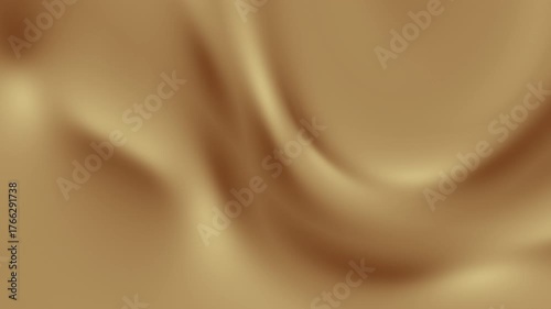 Brown gradient enhances golden fabrics creating luxurious textured background, suitable for elegant design projects and highend branding visuals