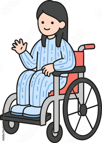 disabled woman in wheelchair