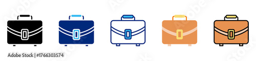 briefcase multi style icon