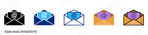 mail multi style icon