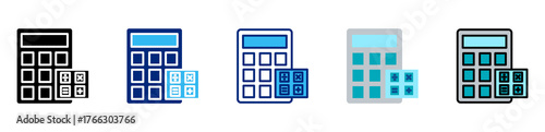 calculator multi style icon