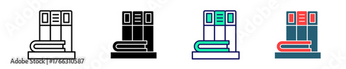 Library  Icon Set Multiple Style Collection