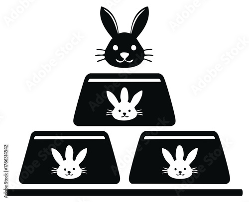 Cruelty-Free Bunny Head Symbol on Product Containers Icon