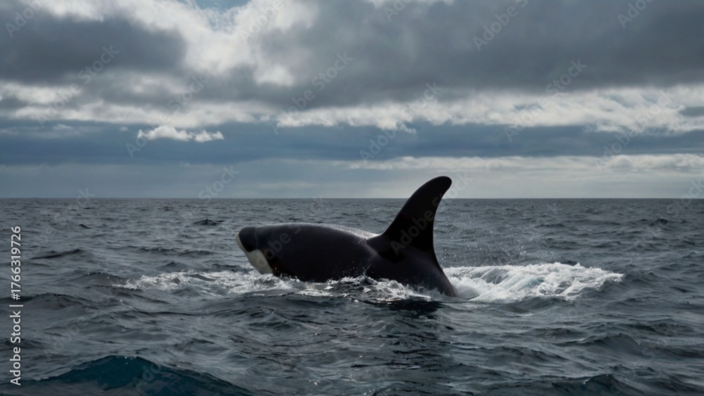 Fototapeta premium humpback whale tail