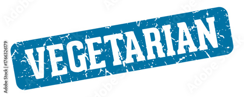vegetarian rectangular sign. vegetarian stamp