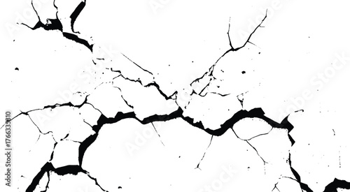 Cracked Wall Texture Background. Cracked Paint Wall Detail