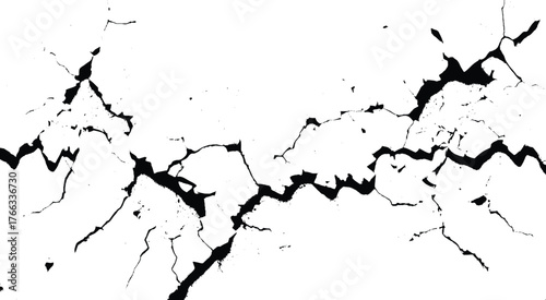 Realistic Broken Concrete Surface