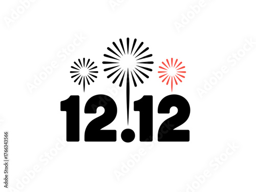 The number twelve and the twelfth day of December marked by fireworks