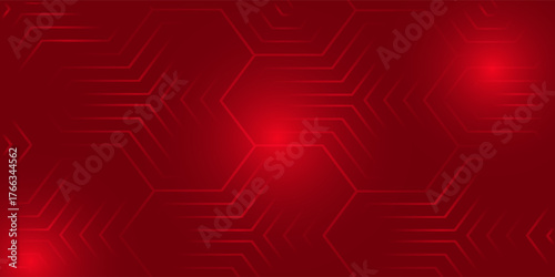 Dark Red vector template in hexagonal style. Abstract illustration with colorful hexagons. Pattern for texture of wallpapers.