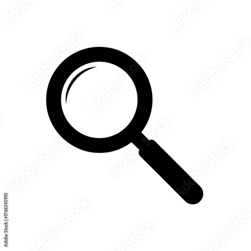 Magnifying glass icon for search and discovery