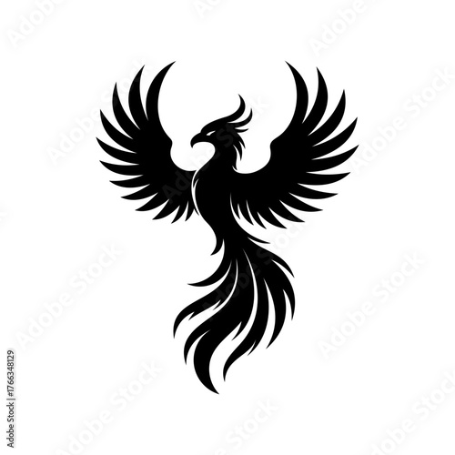 phoenix bird vector illustration