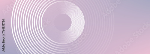Abstract blue purple modern background with glowing line circle elements. Futuristic technology concept. Vector ilustration