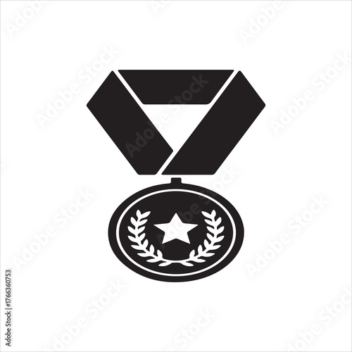 Globe with red ribbon icon vector illustration