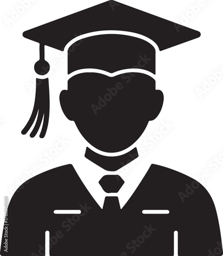 graduation cap and diploma illustration