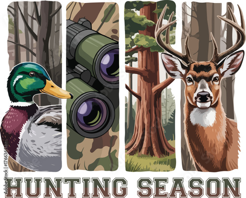 Photography Colorful wild birds like the hornbill and mandarin duck with beak, feather, and