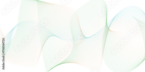 Abstract. Digital frequency track equalizer. Stylized line art background. lines created using blend tool. Vector eps10