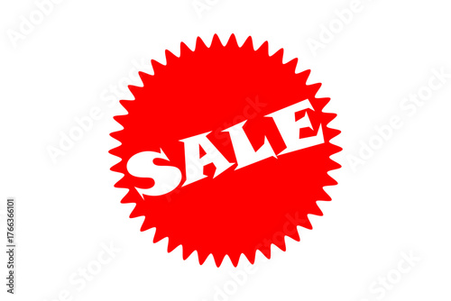 SALE - 「SALE（セール）」の文字の、よく目立つロゴマーク
