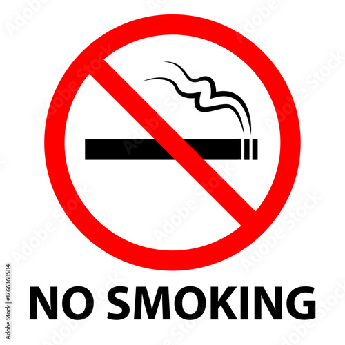 no smoking logo. graphic vector  for prohibit not to smoke on certain area