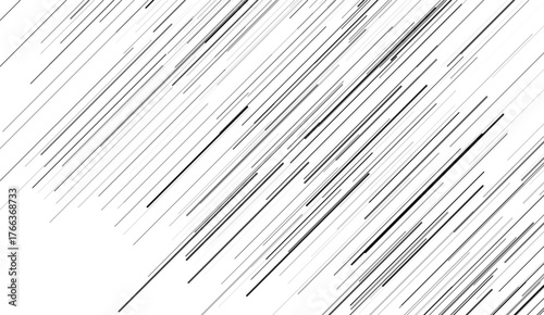 High-Speed Lines Motion Effect. Clean Monochrome Graphic Pattern