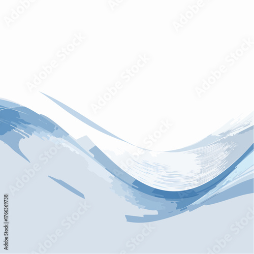Smooth Motion Winter Banner Vector Design