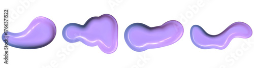 Abstract chrome blob with soft 3D fluid light. Metallic Y2K tones flow across the glossy liquid surface and glowing 3D blob.